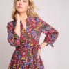 Stretch Cotton Tapestry Print Alana Dress