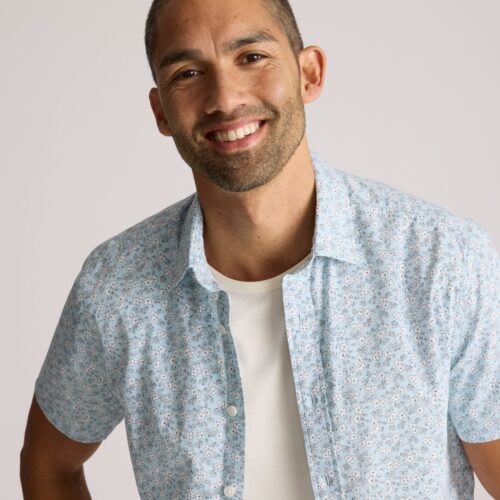 Stretch Cotton Short-Sleeve Ashford Shirt