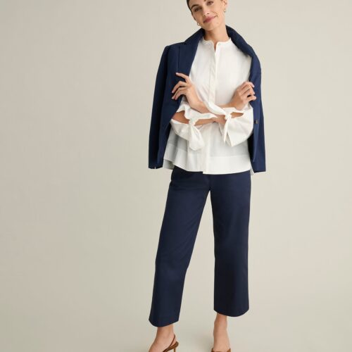 Stretch Twill Ava Cropped Pant