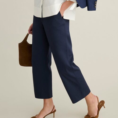 Stretch Twill Ava Cropped Pant