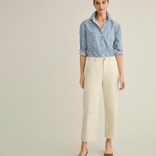 Stretch Twill Ava Cropped Pant