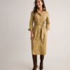 Cotton Stretch Midi Bailey Shirt Dress