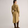 Cotton Stretch Midi Bailey Shirt Dress