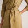 Cotton Stretch Midi Bailey Shirt Dress