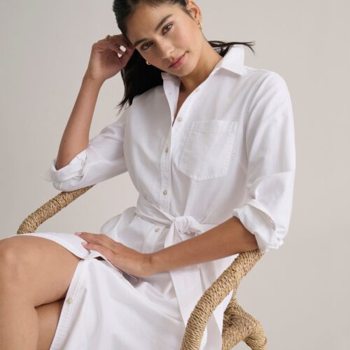 Cotton Oxford Relaxed Bailey Shirt Dress