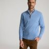 Merino Wool Quarter-Zip Sweater