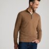 Merino Wool Quarter-Zip Sweater