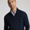 Merino Wool Quarter-Zip Sweater