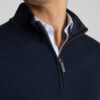 Merino Wool Quarter-Zip Sweater