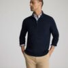 Merino Wool Quarter-Zip Sweater