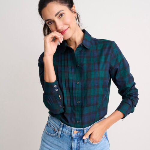 Cotton Belinda Tuxedo Shirt