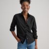 Wrinkle-Free Stretch Cotton Bella Shirt