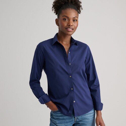 Wrinkle-Free Stretch Cotton Bella Shirt