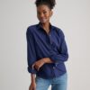 Wrinkle-Free Stretch Cotton Bella Shirt