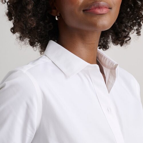 Wrinkle-Free Stretch Cotton Bella Shirt