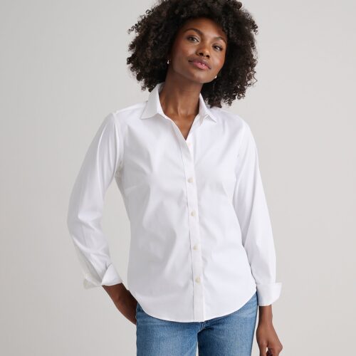 Wrinkle-Free Stretch Cotton Bella Shirt