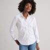 Wrinkle-Free Stretch Cotton Bella Shirt