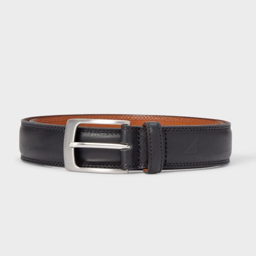 Double Stitch Leather Belt