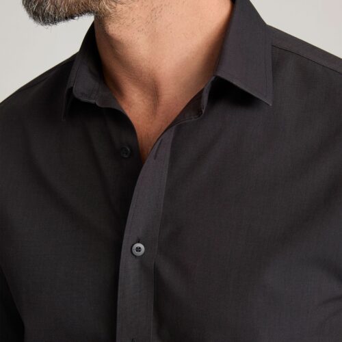 Wrinkle-Free Black Stone Shirt