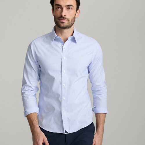 Wrinkle-Free Bordeaux Shirt