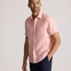 Wrinkle-Resistant Linen Short-Sleeve Cameron Shirt