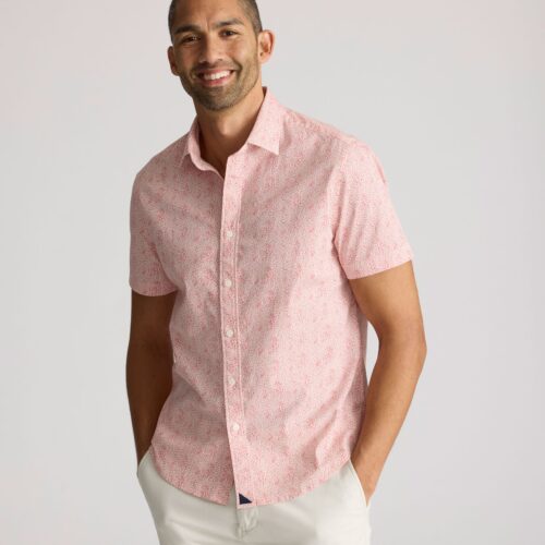 Stretch Cotton Short-Sleeve Coldwell Shirt