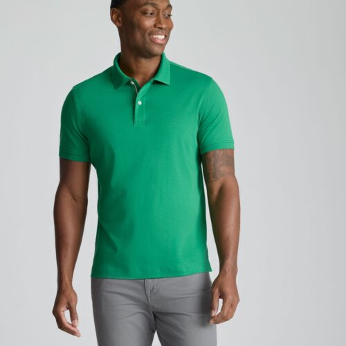 Wrinkle-Free Damaschino Polo