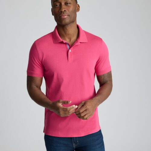 Wrinkle-Free Damaschino Polo