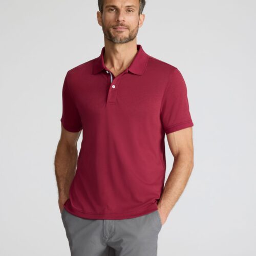 Wrinkle-Free Damaschino Polo