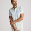 Wrinkle-Resistant Linen Short-Sleeve Darby Shirt -