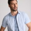 Stretch Cotton Short-Sleeve Dunbar Shirt
