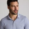 Striped Jersey Performance Polo - FINAL SALE