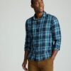 Organic Cotton Plaid Flannel Shirt