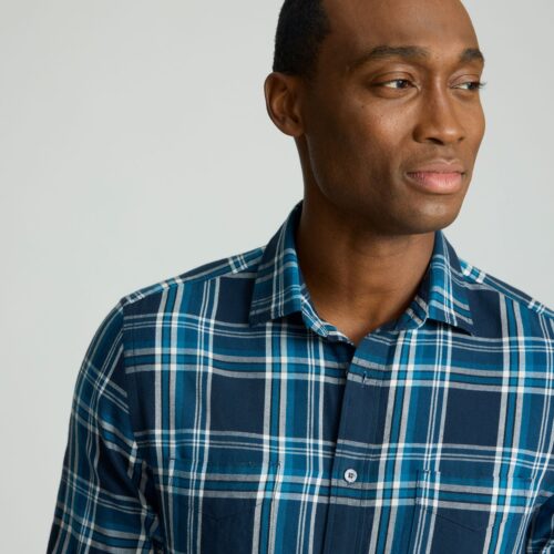 Organic Cotton Plaid Flannel Shirt