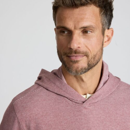 Textured Knit Hoodie