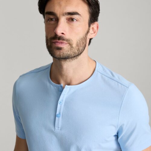 EcoSoft™ Short-Sleeve Henley