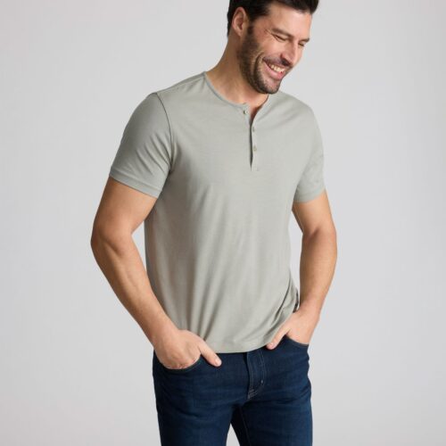 EcoSoft™ Short-Sleeve Henley