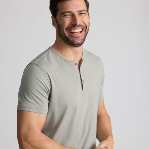 EcoSoft™ Short-Sleeve Henley
