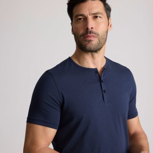 EcoSoft™ Short-Sleeve Henley