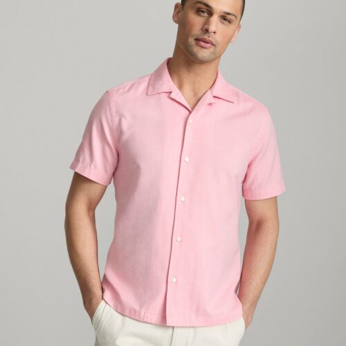 Cotton-Blend Short-Sleeve Hughes Shirt - FINAL SAL