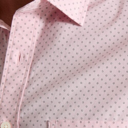 Stretch Cotton Short-Sleeve Ingram Shirt - FINAL S