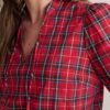 Stewart Plaid Popover Joy Shirt - FINAL SALE