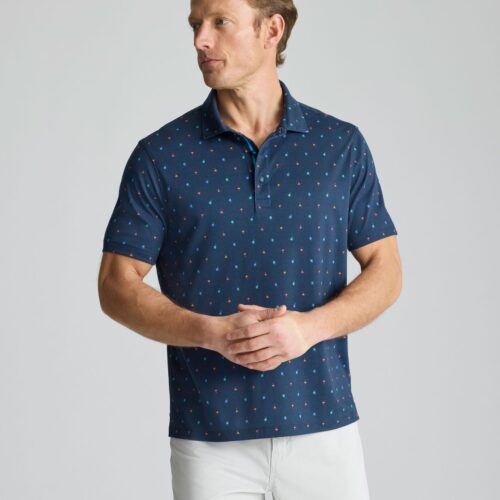 Wrinkle-Free Damaschino Polo