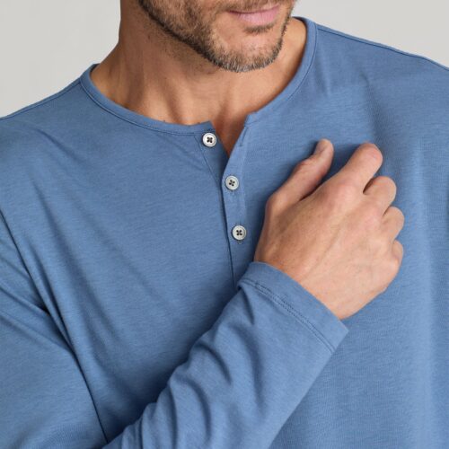 EcoSoft™ Henley - FINAL SALE