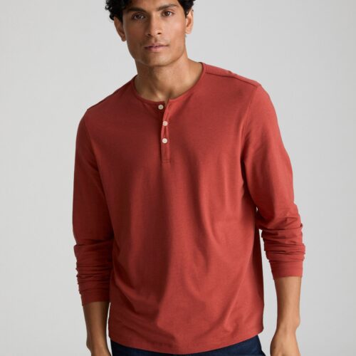 EcoSoft™ Henley - FINAL SALE