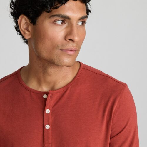 EcoSoft™ Henley - FINAL SALE