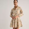 Cotton A-Line Maren Shirt Dress