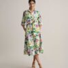 Stretch Cotton Floral Mariah Shirt Dress