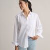 Stretch Cotton Relaxed Melanie Shirt