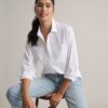 Stretch Cotton Relaxed Melanie Shirt